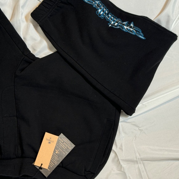 BNWT Thrills Y2K Inspired Fleece Joggers Men’s M - Picture 2 of 3